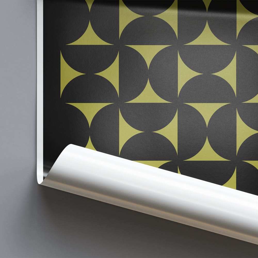 Bauhaus Geometric Grid Green - Abstract - Wall Art Photo 