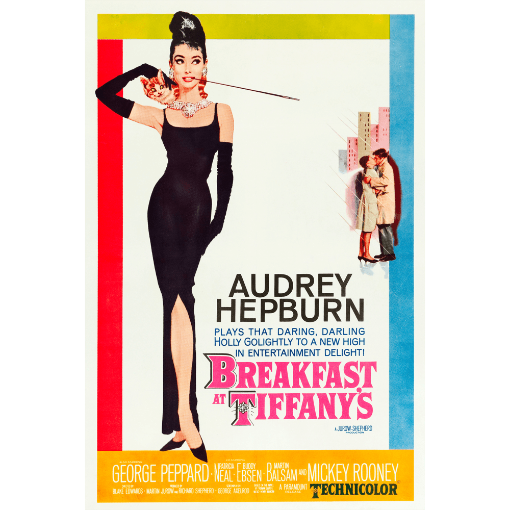 Breakfast At Tiffany's Movie Art - Wall Art Photo Poster Print