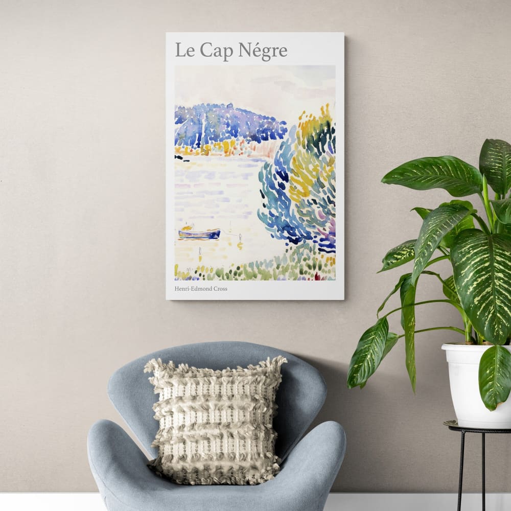 Cap Negre by Henri-Edmond Cross - Watercolour - Wall Art 