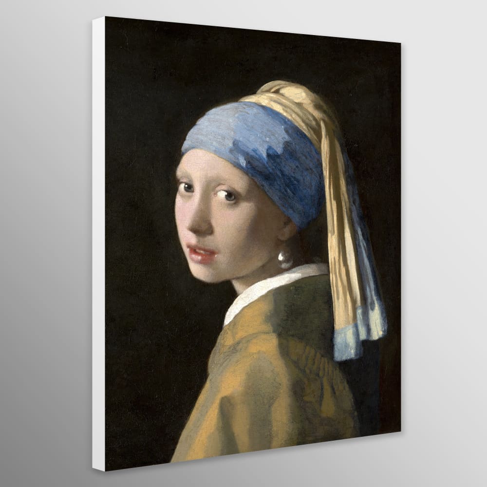 Girl with a Pearl Earring by Johannes Vermeer - Wall Art 