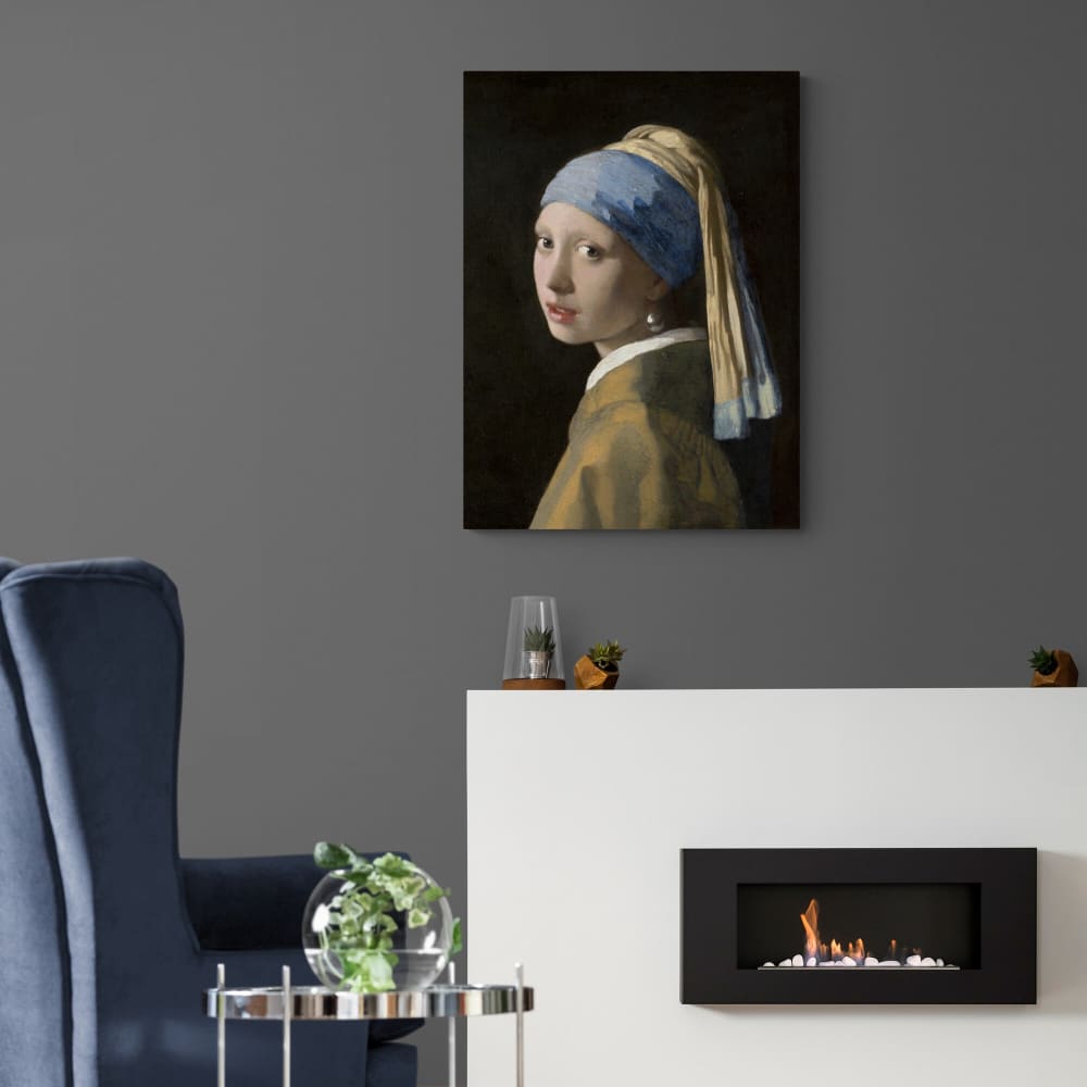 Girl with a Pearl Earring by Johannes Vermeer - Wall Art 