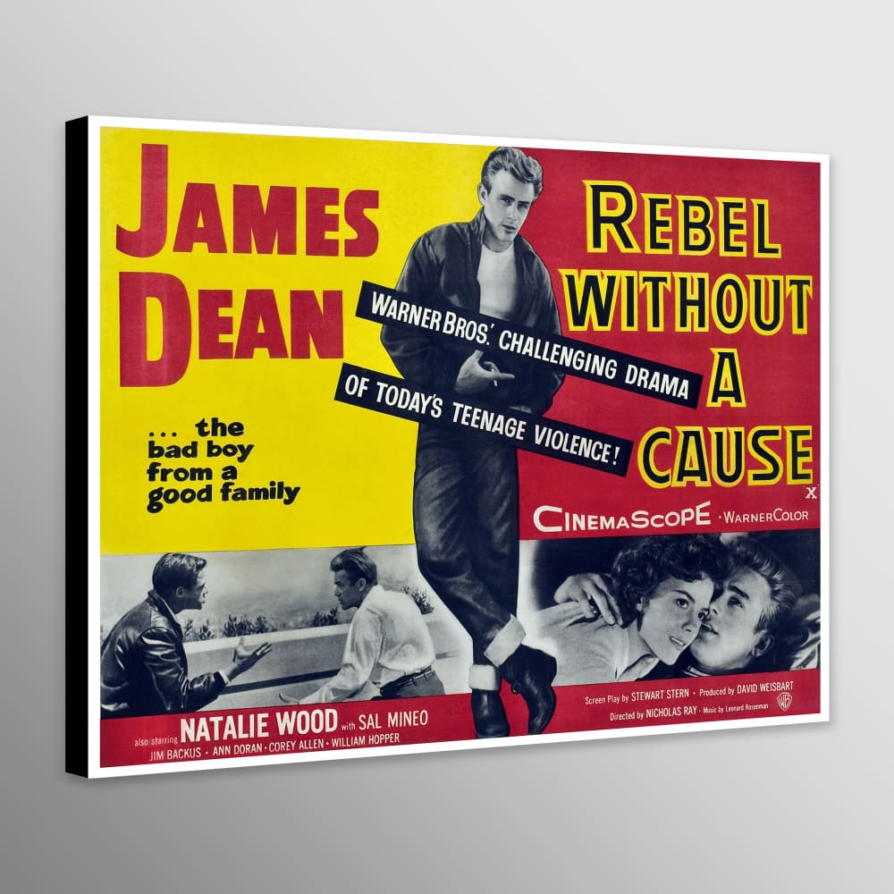 James Dean - Rebel Without A Cause - Movie Art - Wall Art 