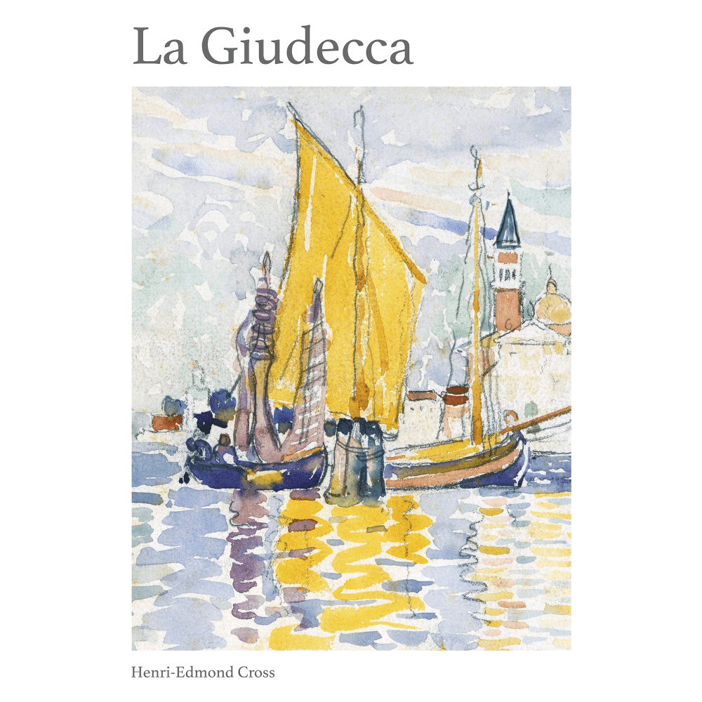 La Giudecca by Henri-Edmond Cross - Watercolour - Wall Art Photo Poster Print