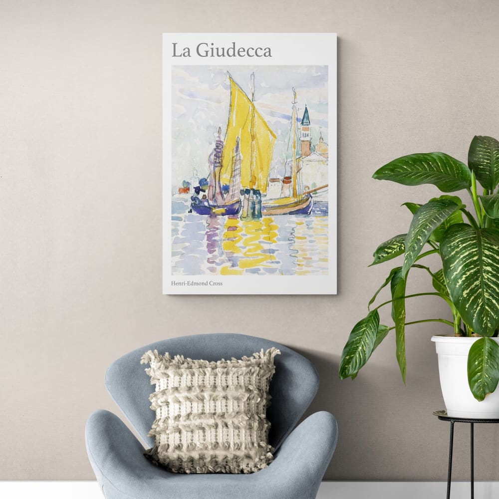 La Giudecca by Henri-Edmond Cross - Watercolour - Wall Art 