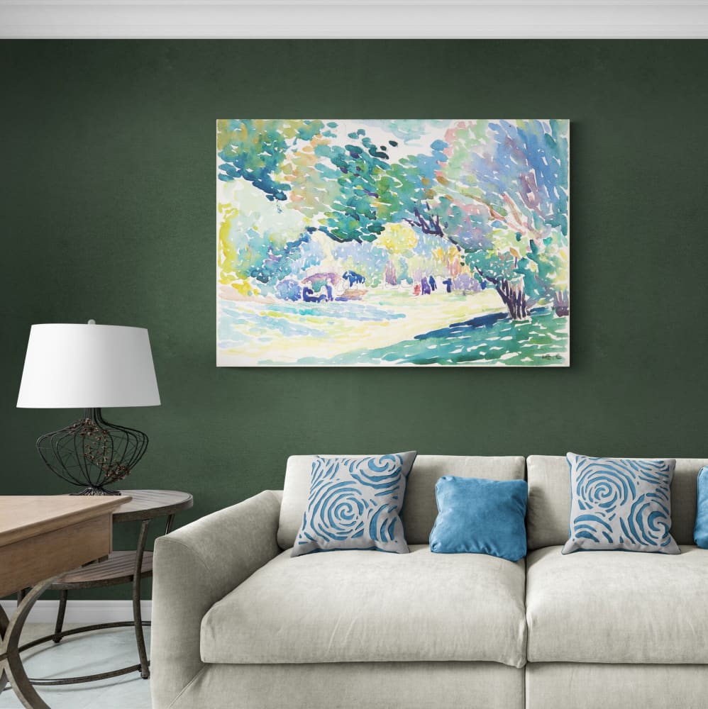 Landscape by Henri-Edmond Cross - Wall Art Rolled Canvas 