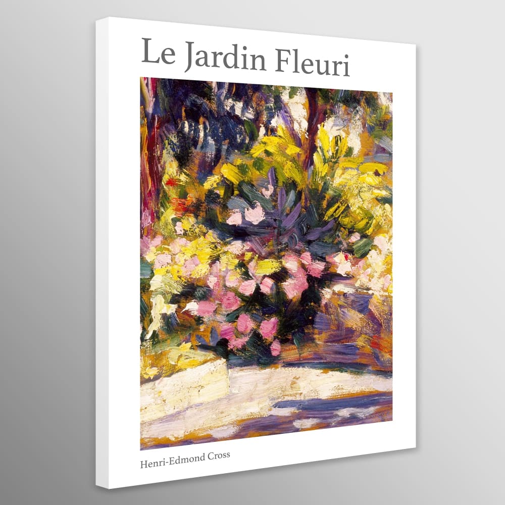 Le Jardin Fleuri by Henri-Edmond Cross - Wall Art Wrapped 