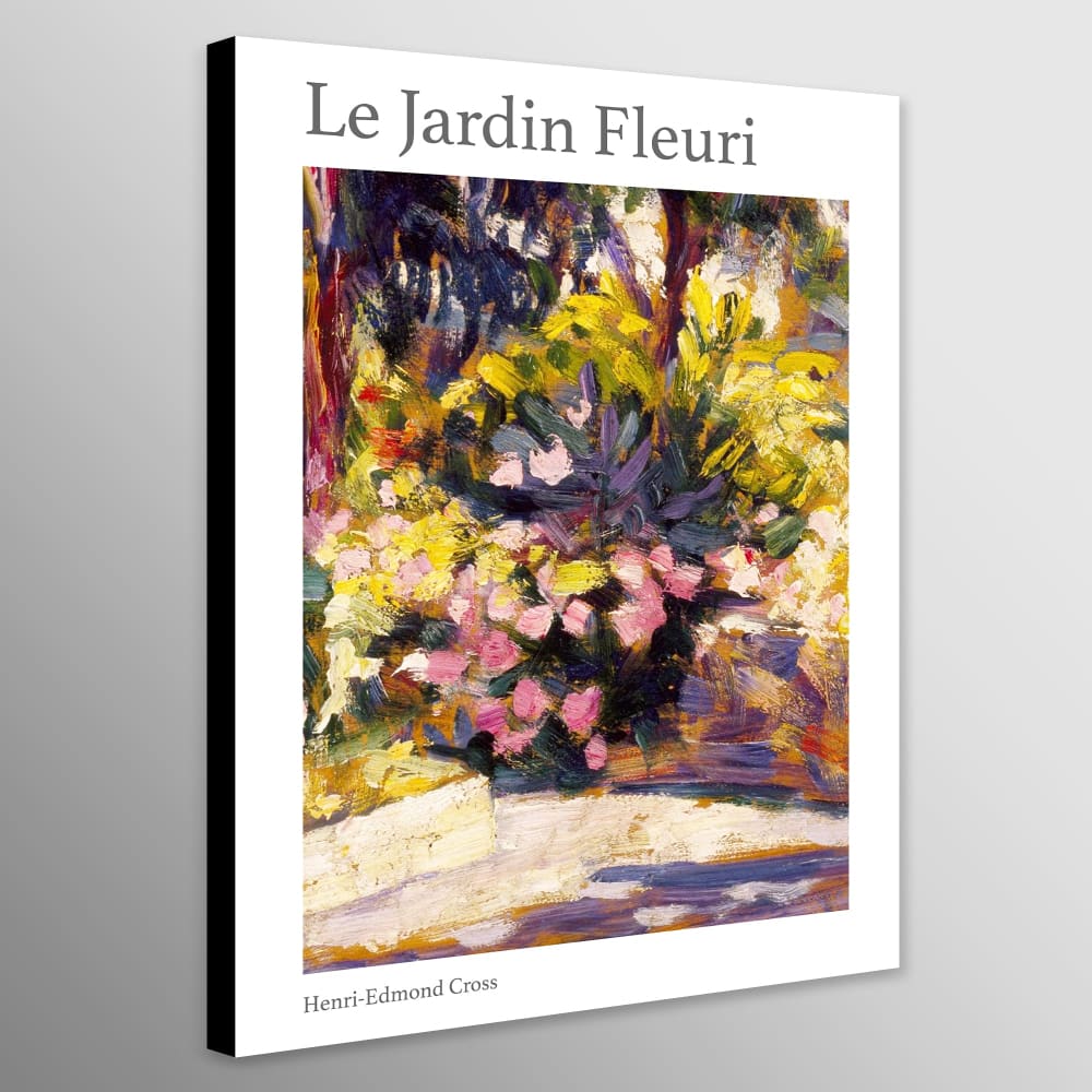 Le Jardin Fleuri by Henri-Edmond Cross - Wall Art Wrapped 