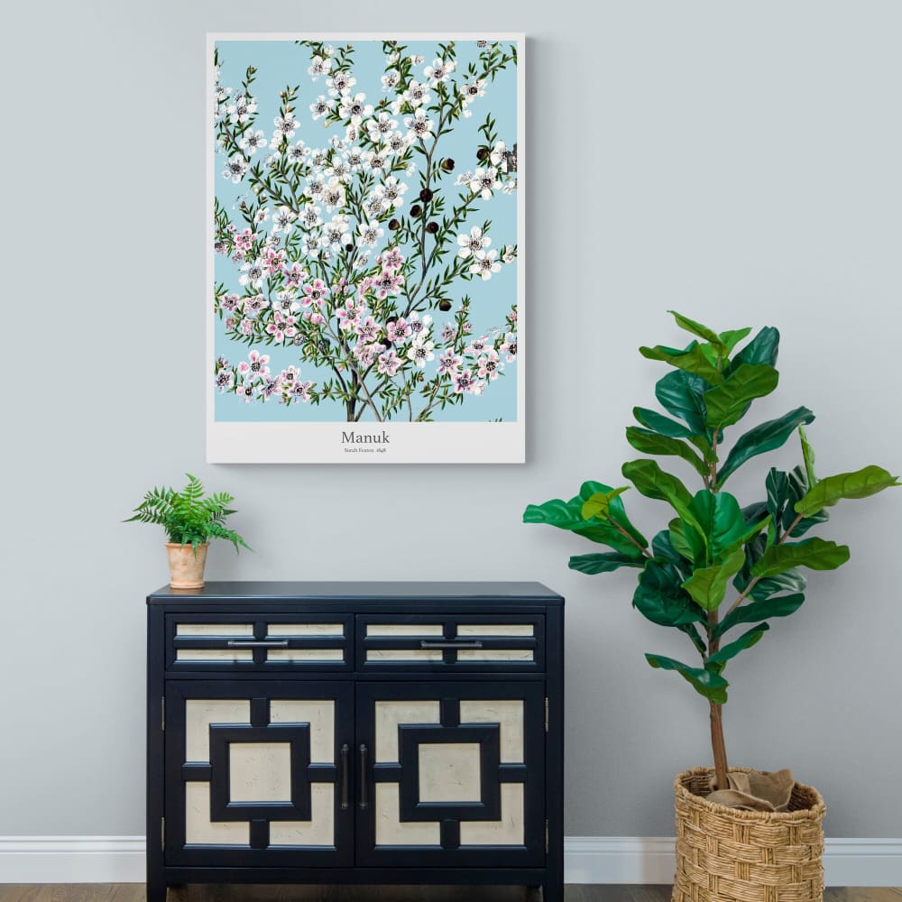 Manuk Flower by Sarah Featon (1848) - Wall Art Rolled Canvas
