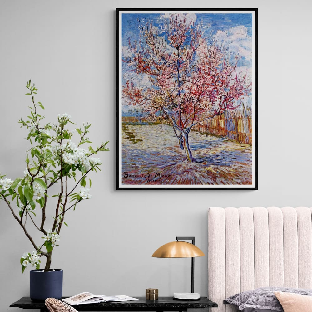 Peach Tree in Bloom by Vincent Van Gogh - Wall Art Photo 