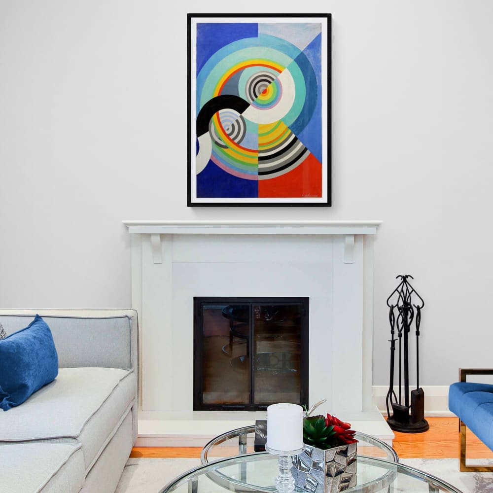 Rythme n°3 by Rob Delaunay (1938) - Wall Art Photo Poster 