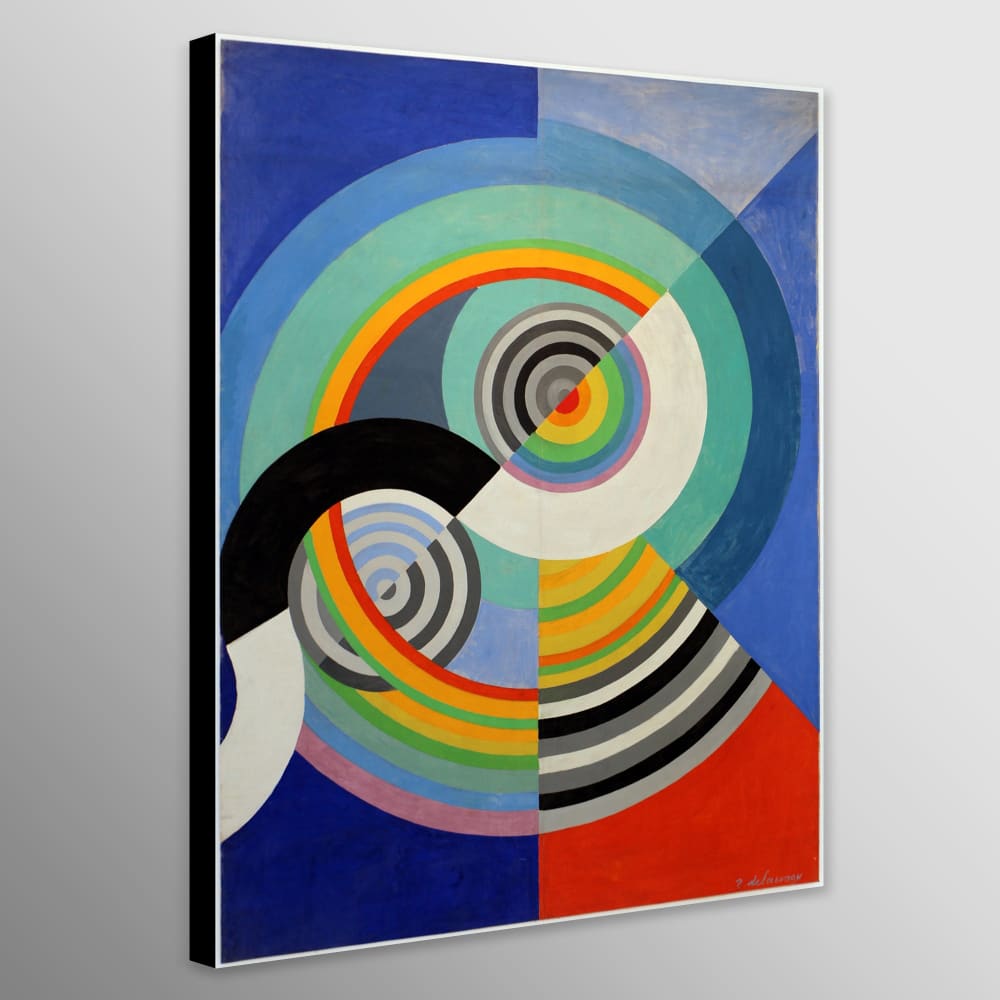 Rythme n°3 by Rob Delaunay (1938) - Wall Art Wrapped Frame 