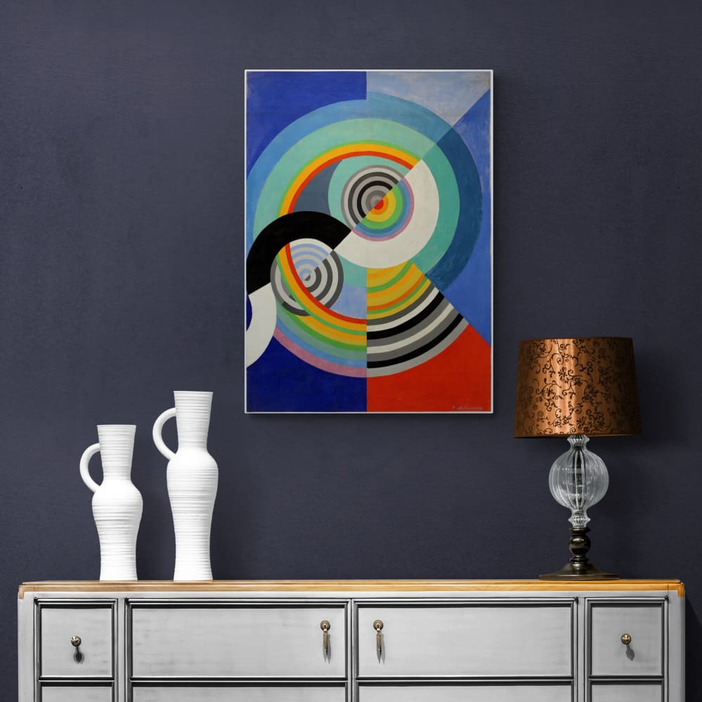 Rythme n°3 by Rob Delaunay (1938) - Wall Art Wrapped Frame 