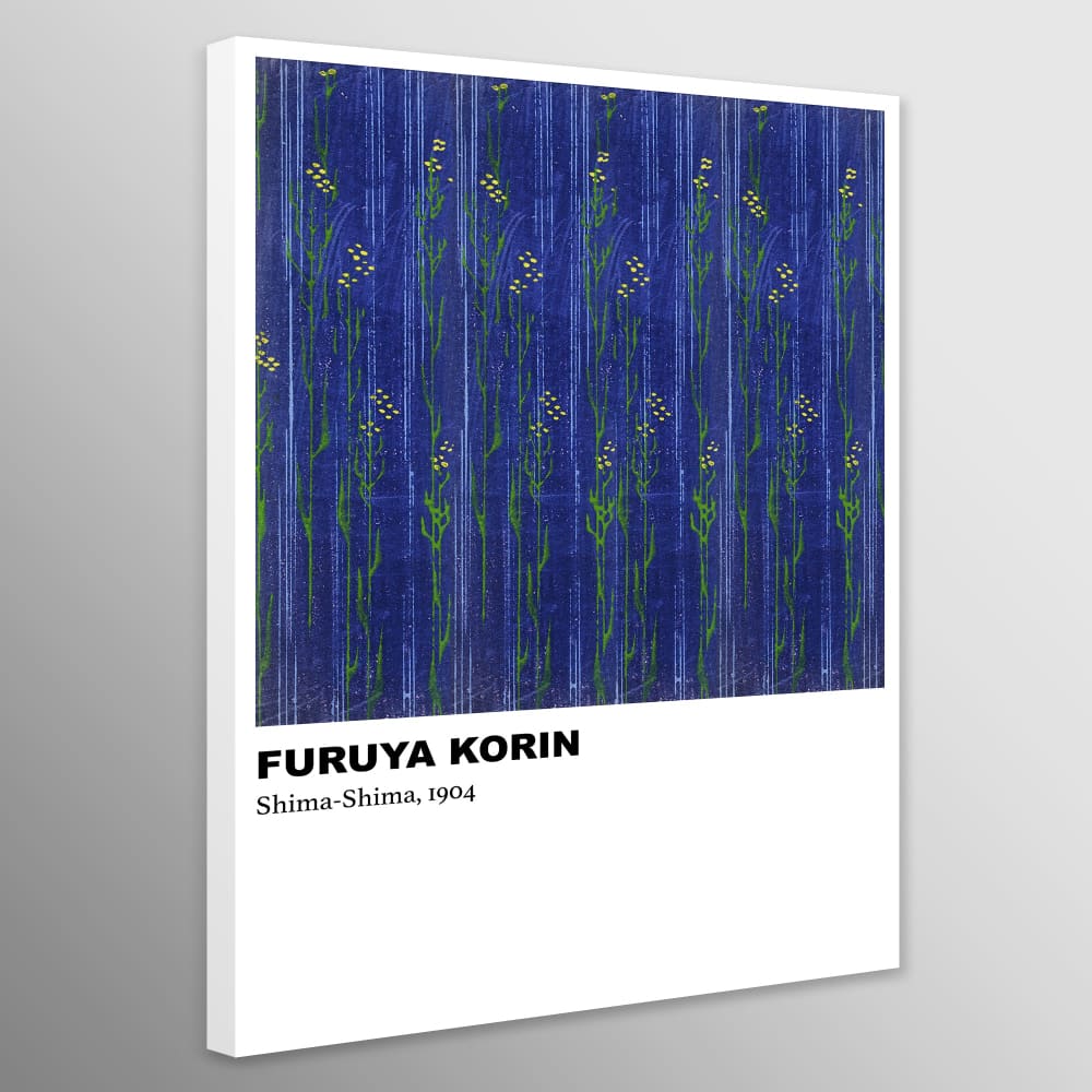 Shima-Shima Purple Pattern by Furuya Korin (1904) - Abstract