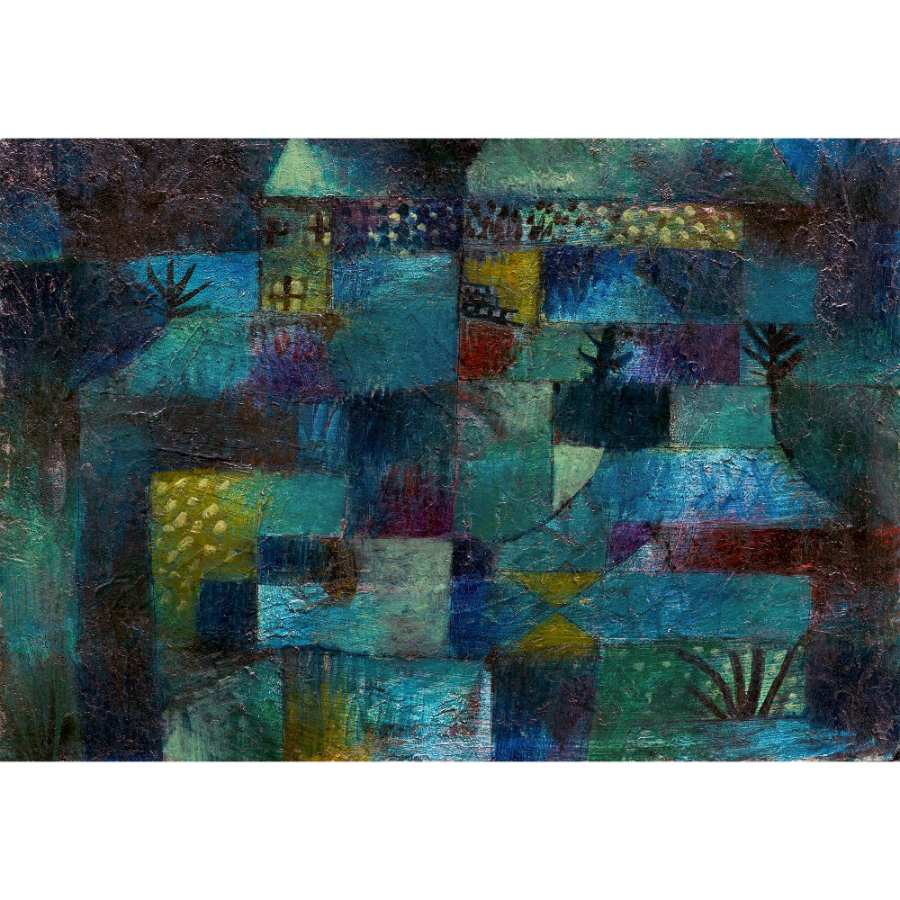 Terraced Garden by Paul Klee (1920) - Abstract - Wall Art Rolled Canvas Print