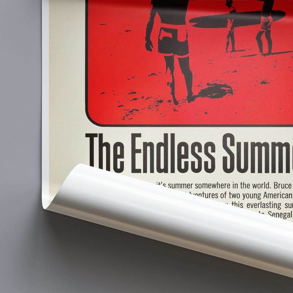 The Endless Summer - Surfer Vintage Movie Art (1966) - Wall 