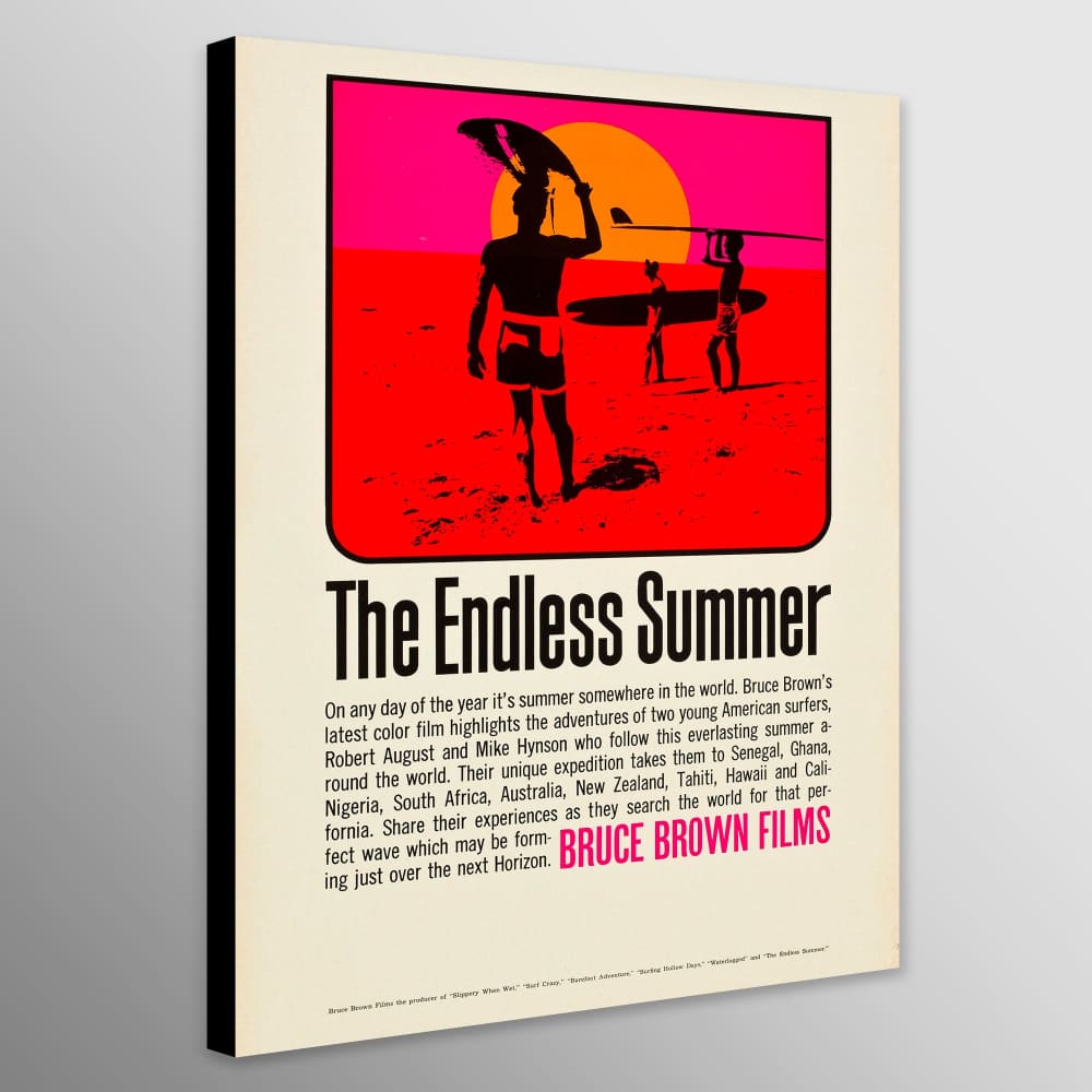 The Endless Summer - Surfer Vintage Movie Art (1966) - Wall 