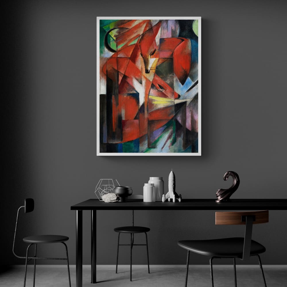 The Foxes by Franz Marc (1913) - Wall Art Photo Poster Print