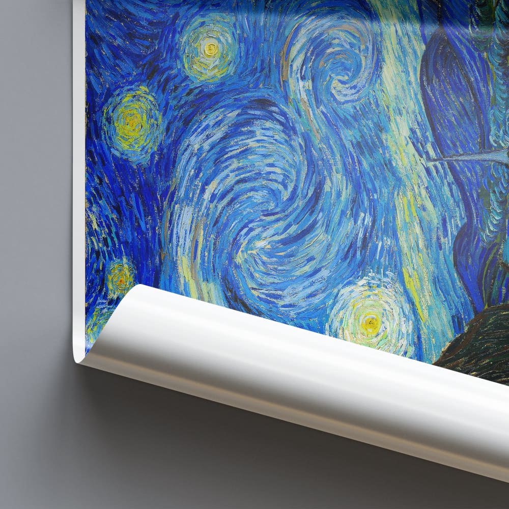 The Starry Night by Vincent Van Gogh (1889) - Wall Art Photo