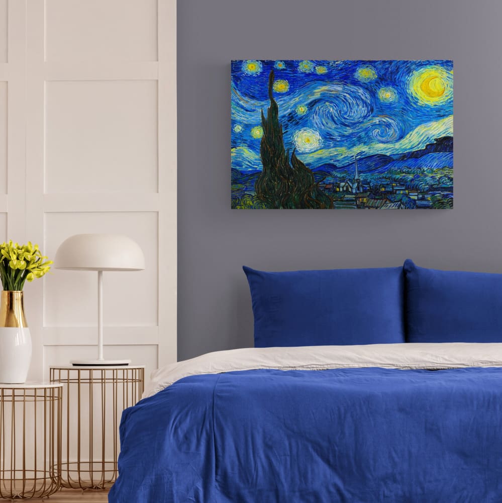 The Starry Night by Vincent Van Gogh (1889) - Wall Art – The Art Print ...