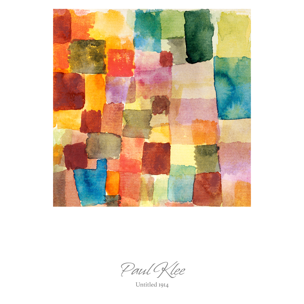 Untitled by Paul Klee (1914) - Abstract - Wall Art Photo Poster Print